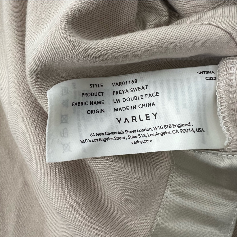 Varley Freya Sweatshirt in Seneca Rock, size L - Picture 8 of 9